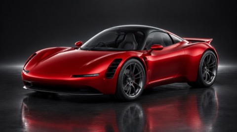 Crimson lightweight sports coupe concept