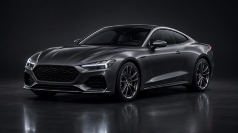 Graphite grand touring coupe concept